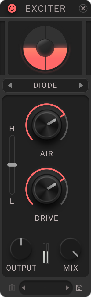 Blox-Exciter plugin UI
